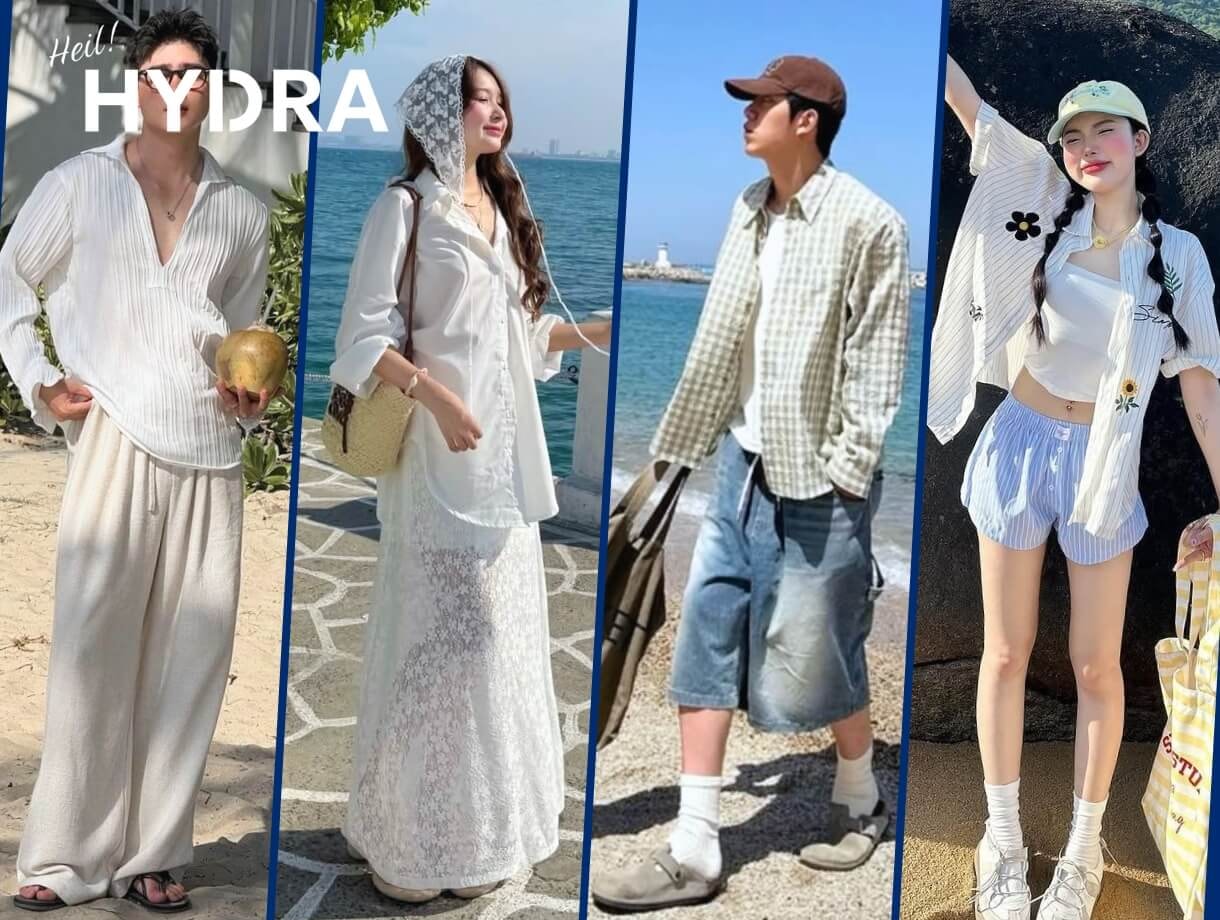 20+ Outfit phối đồ đi biển cực trendy cho cả nam và nữ