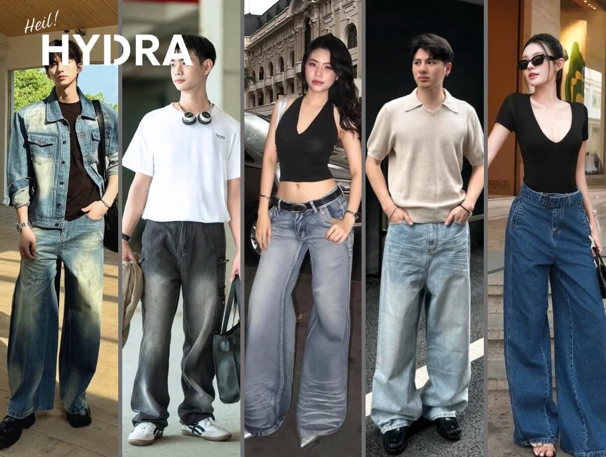 20+ Cách phối đồ với quần jean ống rộng thời trang, chuẩn gu